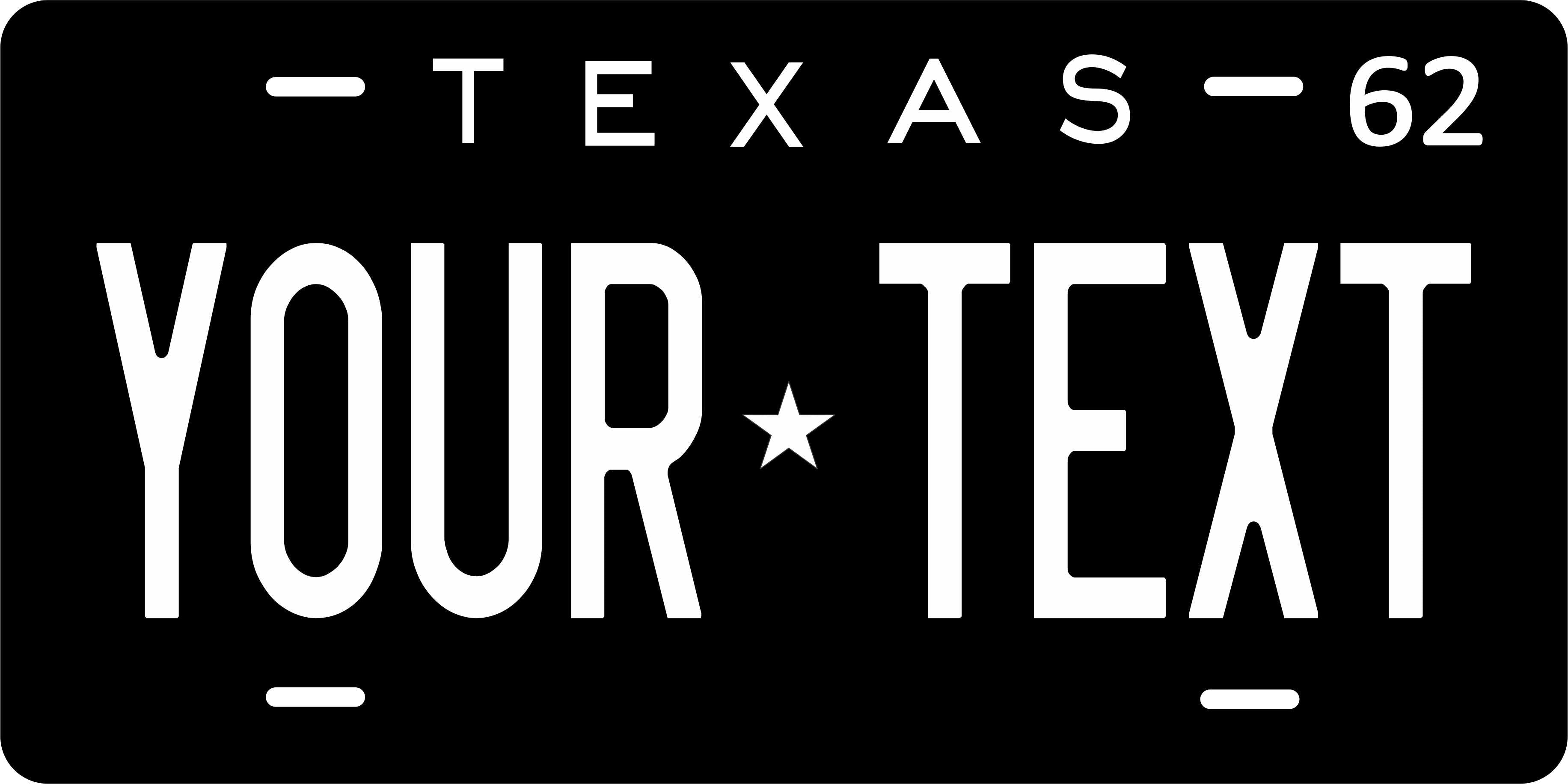 Texas 1962 License Plate Personalized Novelty Fun Car Bike Motorcycle