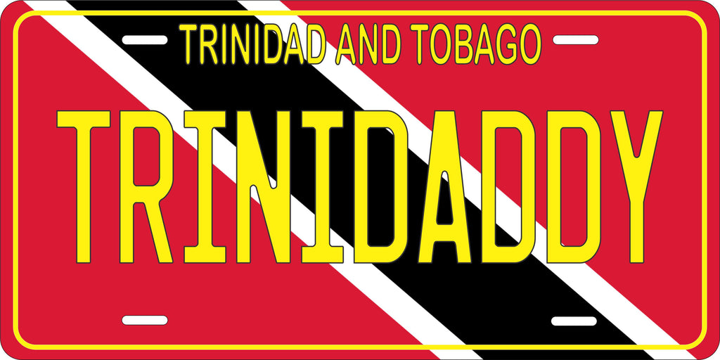 Trinidad Flag CARI License Plate Custom Novelty Car Bike Motorcycle