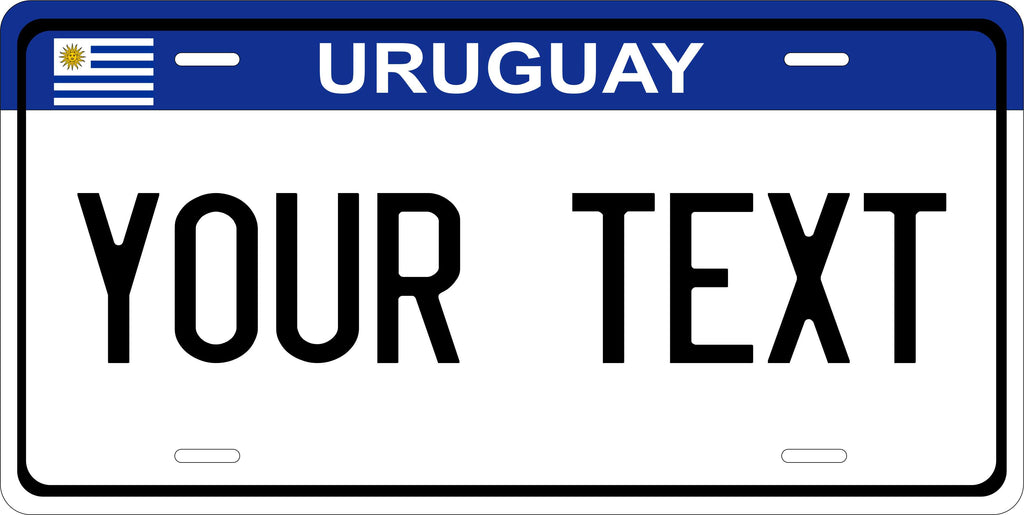 Uruguay Blue CSA License Plate Custom Novelty Car Bike Motorcycle