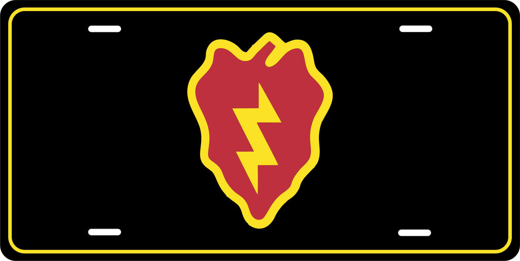 25th Infantry Div Army Military License Plate personalized Novelty Fun Car Bike Motorcycle