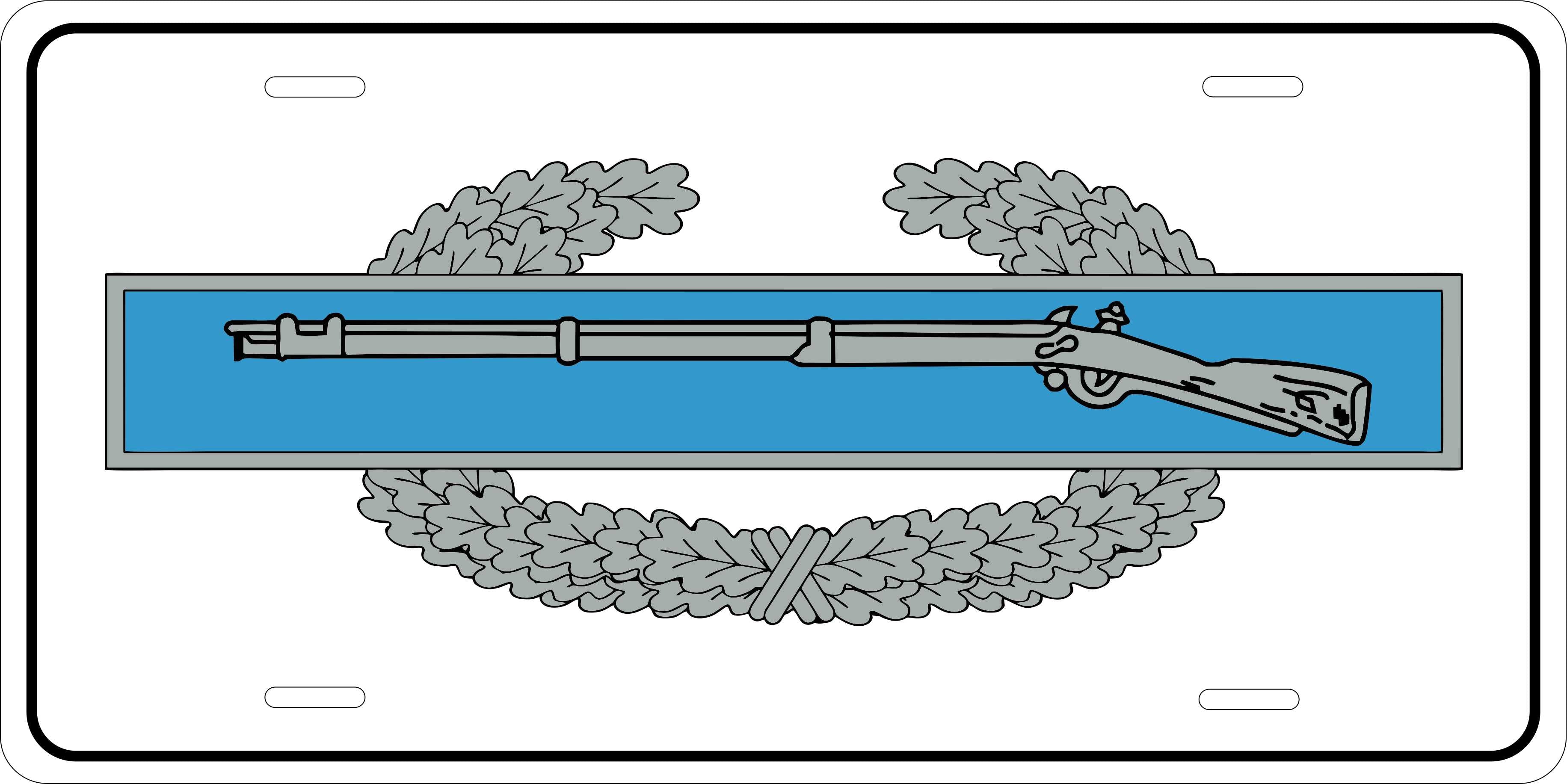 Combat Infantryman Army Military License Plate personalized Novelty Fun Car Bike Motorcycle