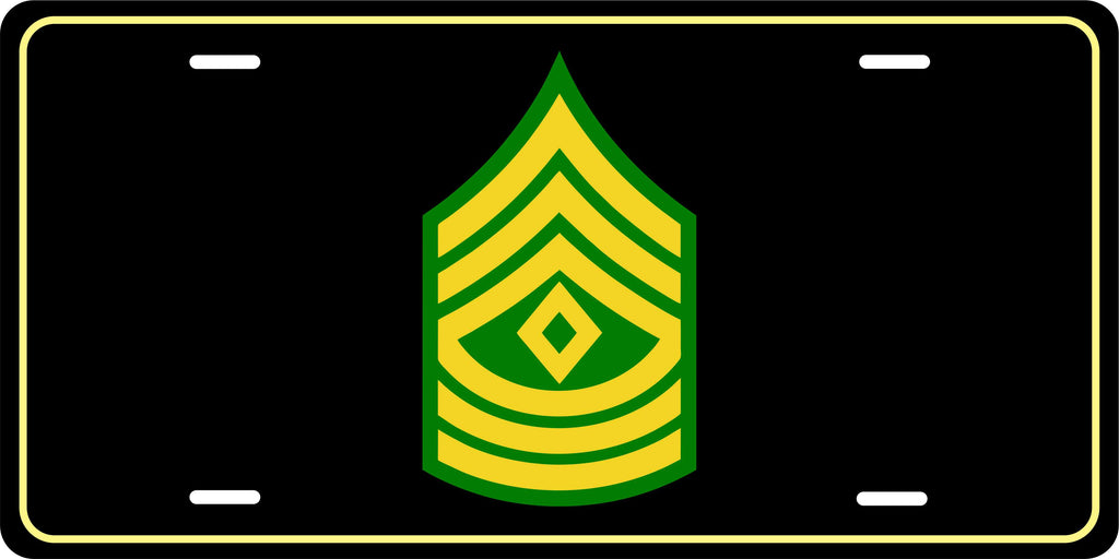 1SG E8 Army Military License Plate personalized Novelty Fun Car Bike Motorcycle