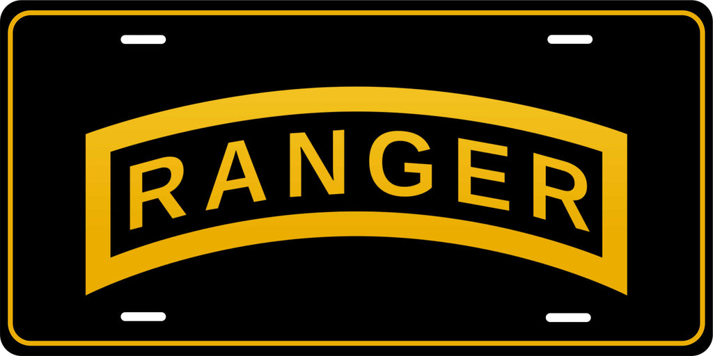 Ranger Army Military License Plate personalized Novelty Fun Car Bike Motorcycle