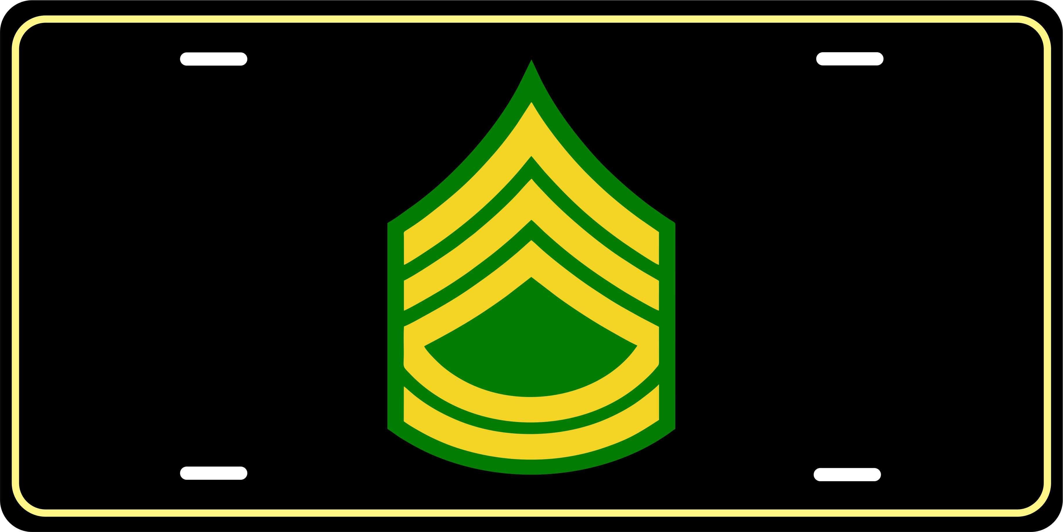 SFC E7 Army Military License Plate personalized Novelty Fun Car Bike Motorcycle