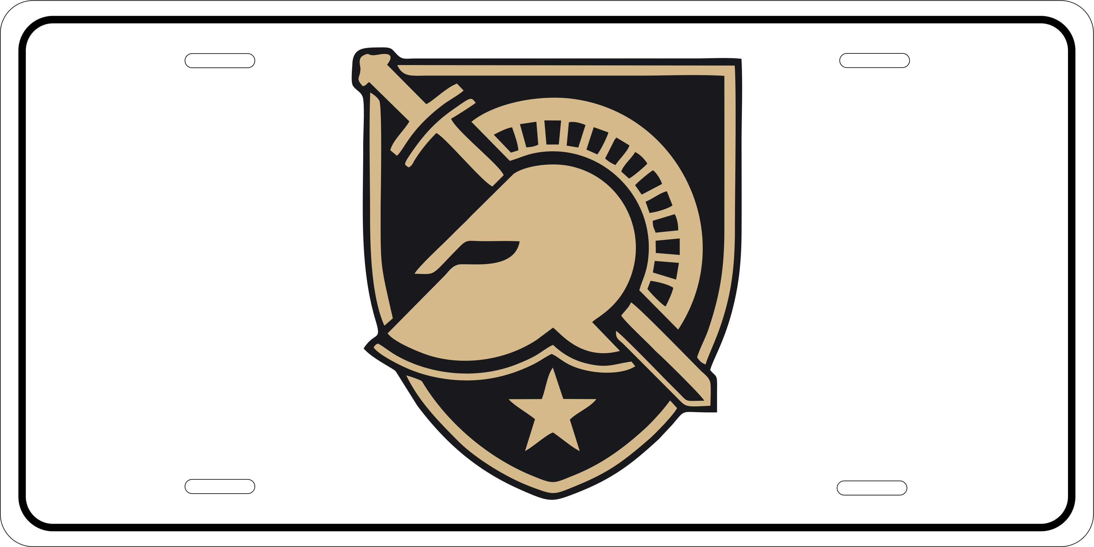 US Army West Point Military License Plate Yellow personalized Novelty Fun Car Bike Motorcycle (Copy)