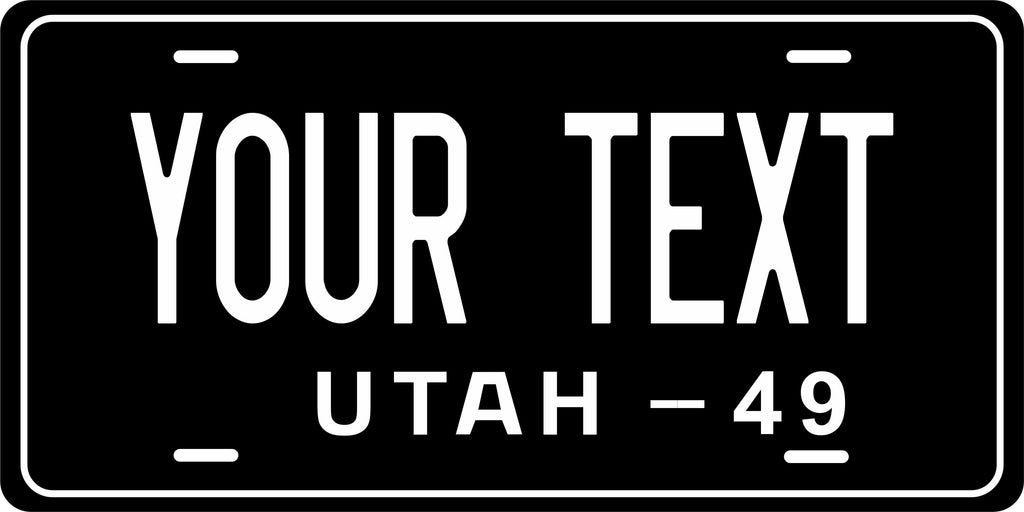 Utah 1949 License Plate Personalized Novelty Fun Car Bike Motorcycle