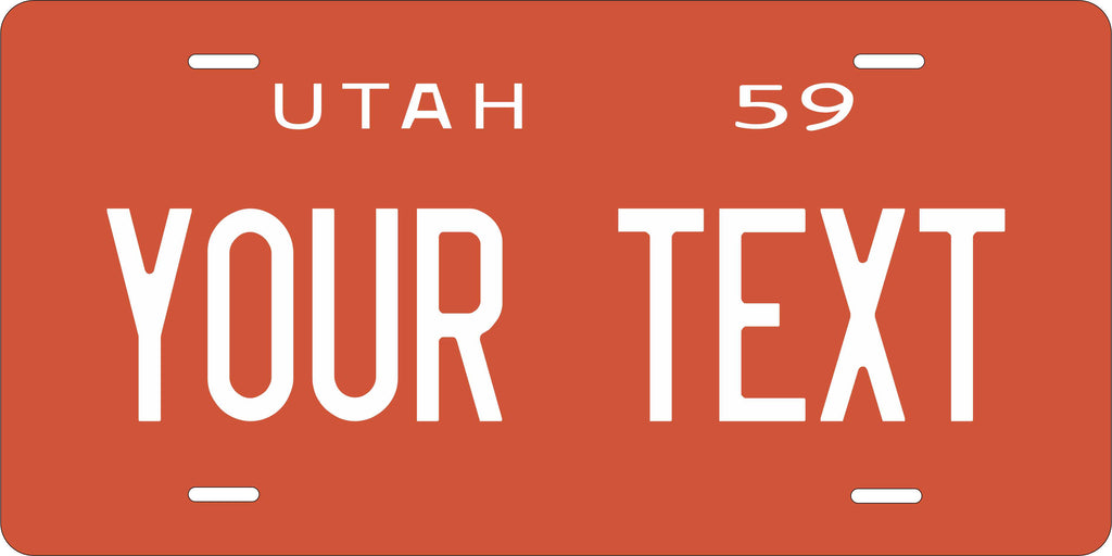 Utah 1959 License Plate Personalized Novelty Fun Car Bike Motorcycle
