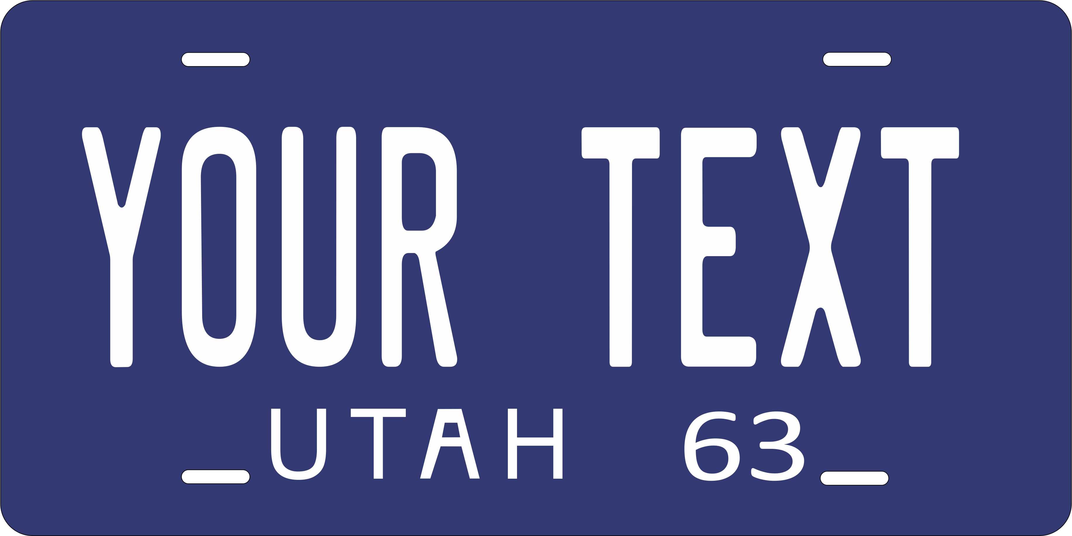 Utah 1963 License Plate Personalized Novelty Fun Car Bike Motorcycle