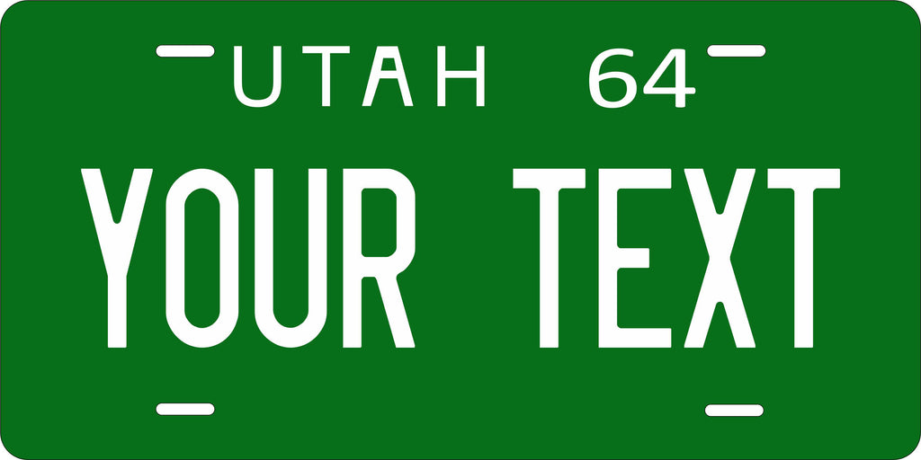 Utah 1964 License Plate Personalized Novelty Fun Car Bike Motorcycle
