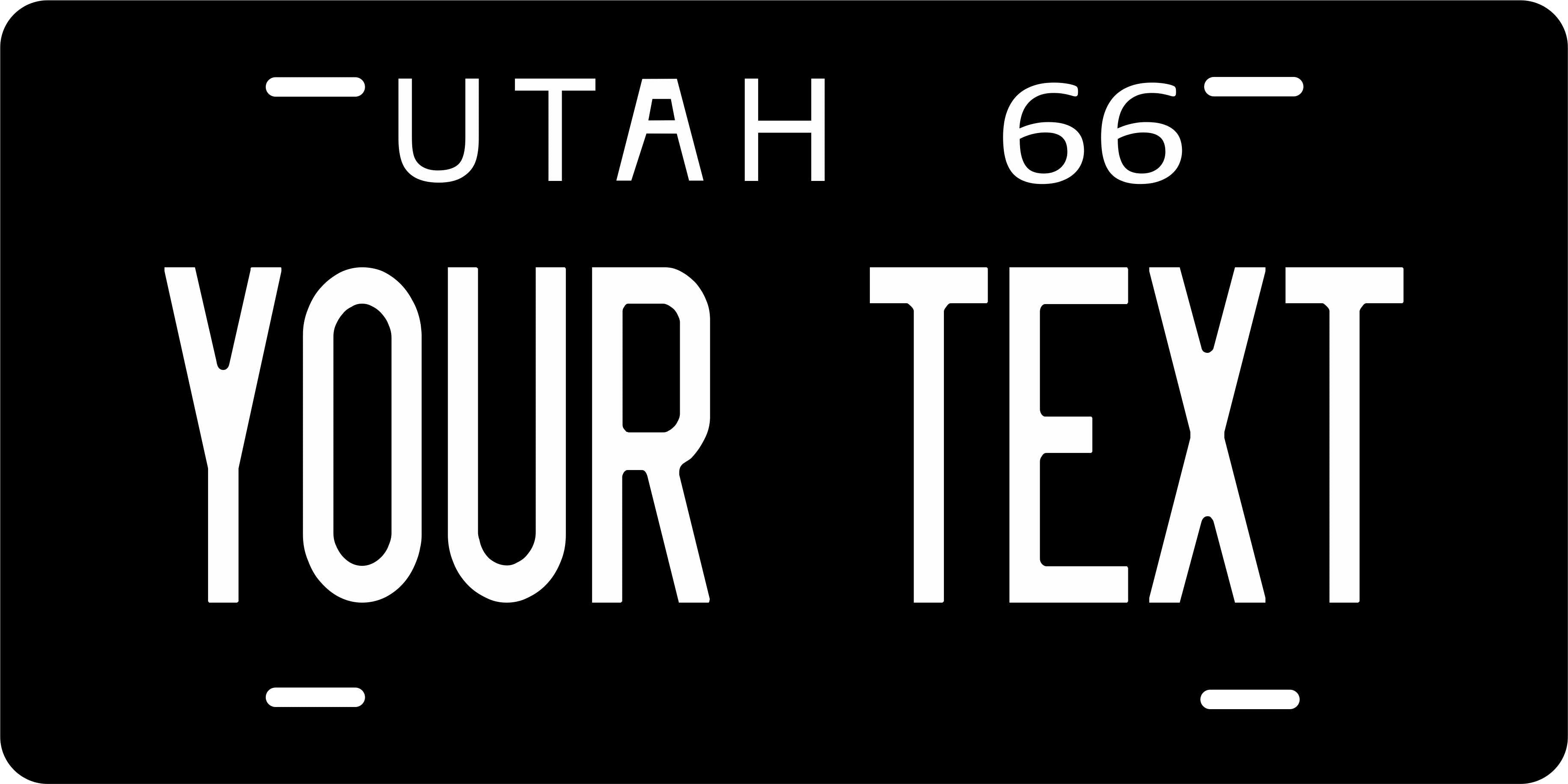 Utah 1966 License Plate Personalized Novelty Fun Car Bike Motorcycle