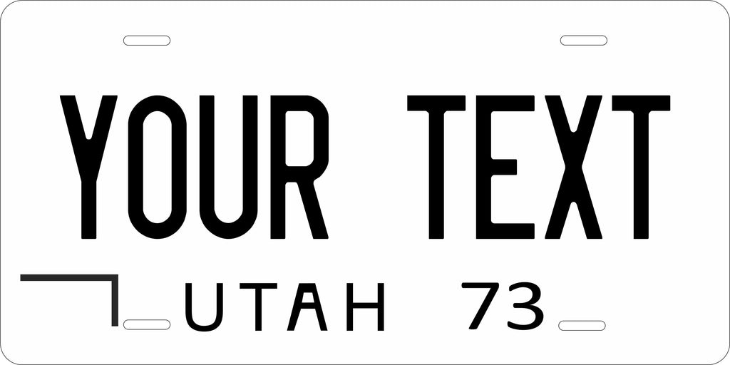 Utah 1973 License Plate Personalized Novelty Fun Car Bike Motorcycle