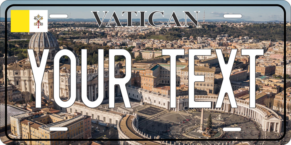 Vatican City License Plate personalized Novelty Fun Car Bike Motorcycle