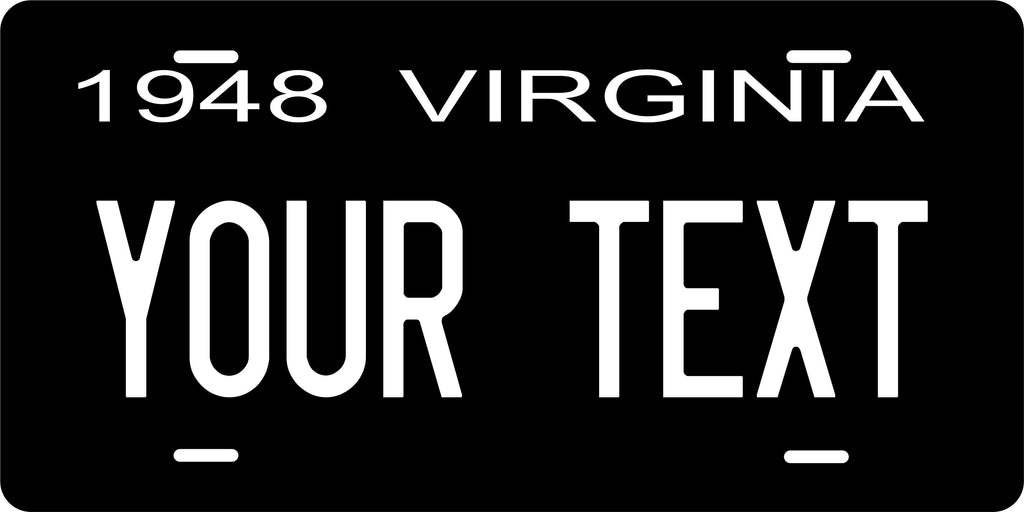 Virginia State 1948 License Plate Personalized Novelty Fun Car Bike Motorcycle