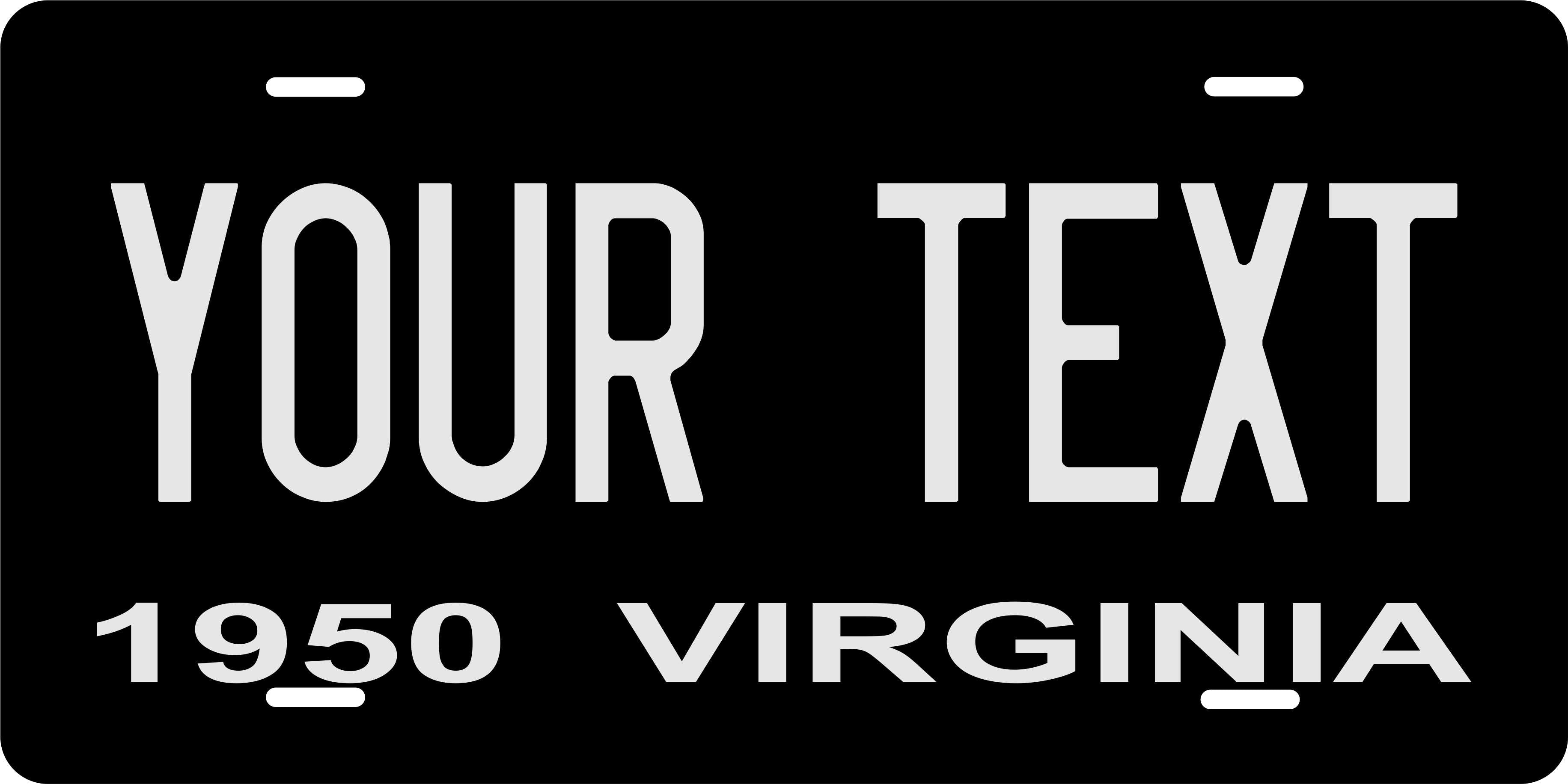 Virginia State 1950 License Plate Personalized Novelty Fun Car Bike Motorcycle