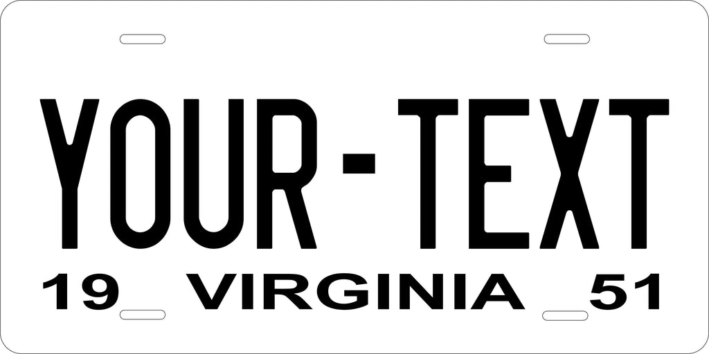Virginia State 1951 License Plate Personalized Novelty Fun Car Bike Motorcycle