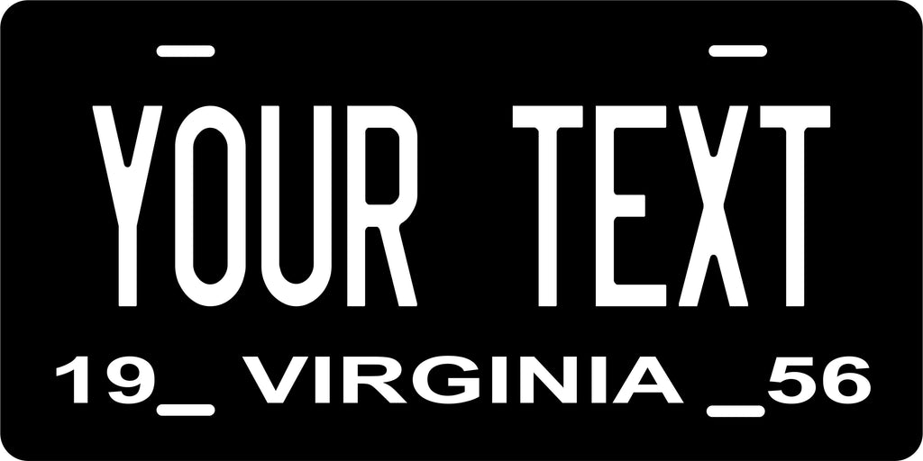 Virginia State 1956 License Plate Personalized Novelty Fun Car Bike Motorcycle