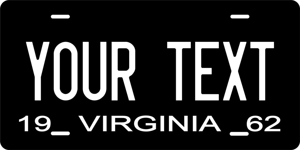 Virginia State 1962 License Plate Personalized Novelty Fun Car Bike Motorcycle