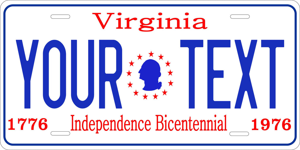 Virginia State 1976 License Plate Personalized Novelty Fun Car Bike Motorcycle