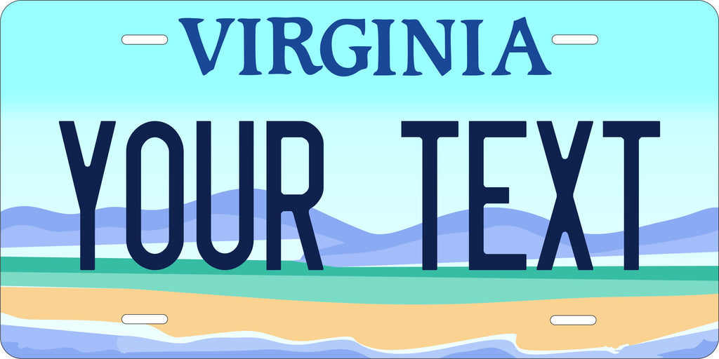 Virginia State Scenic License Plate Personalized Novelty Fun Car Bike Motorcycle