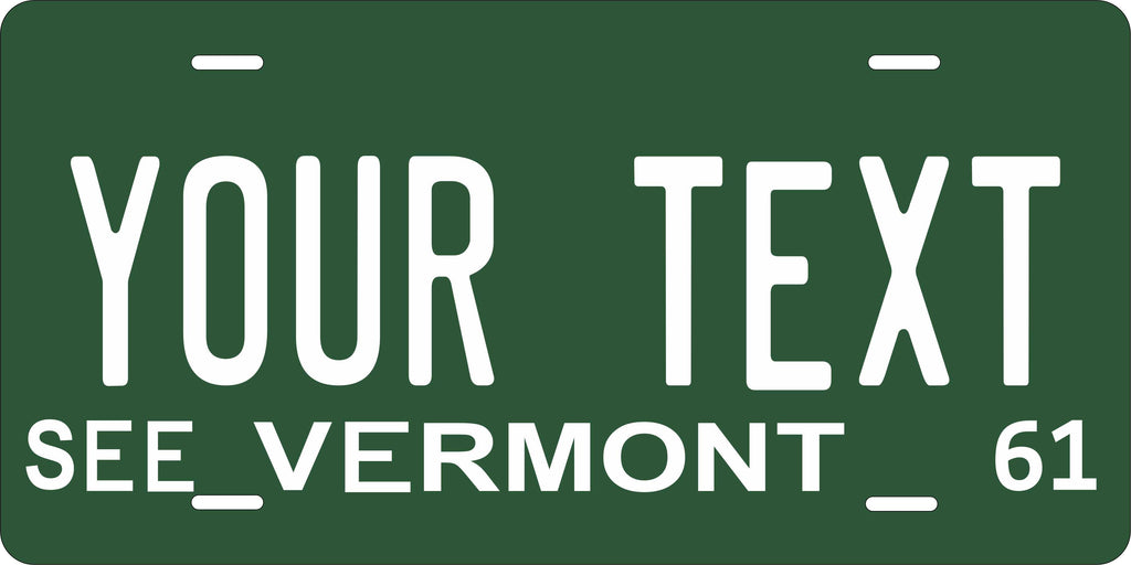Vermont 1961 License Plate Yellow personalized Novelty Fun Car Bike Motorcycle