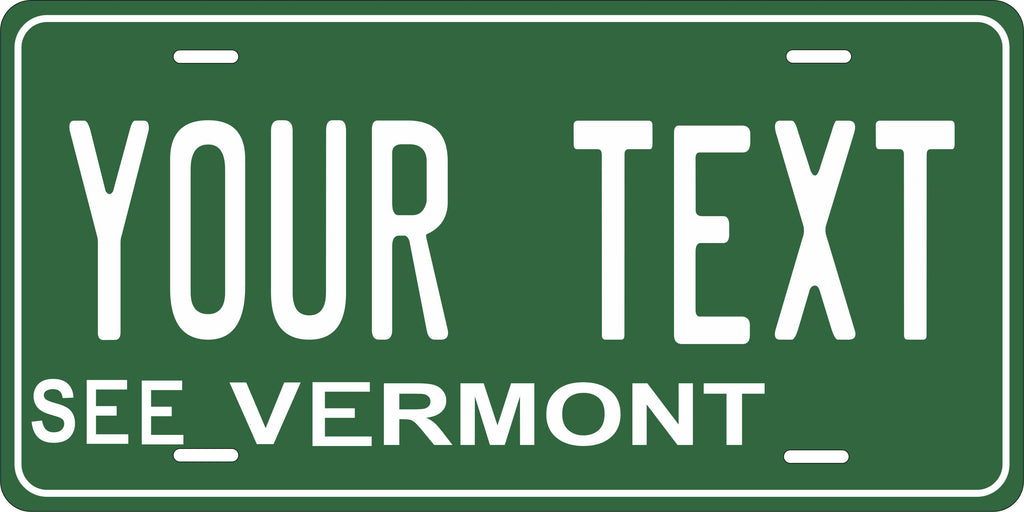 Vermont 1969-71 License Plate Yellow personalized Novelty Fun Car Bike Motorcycle