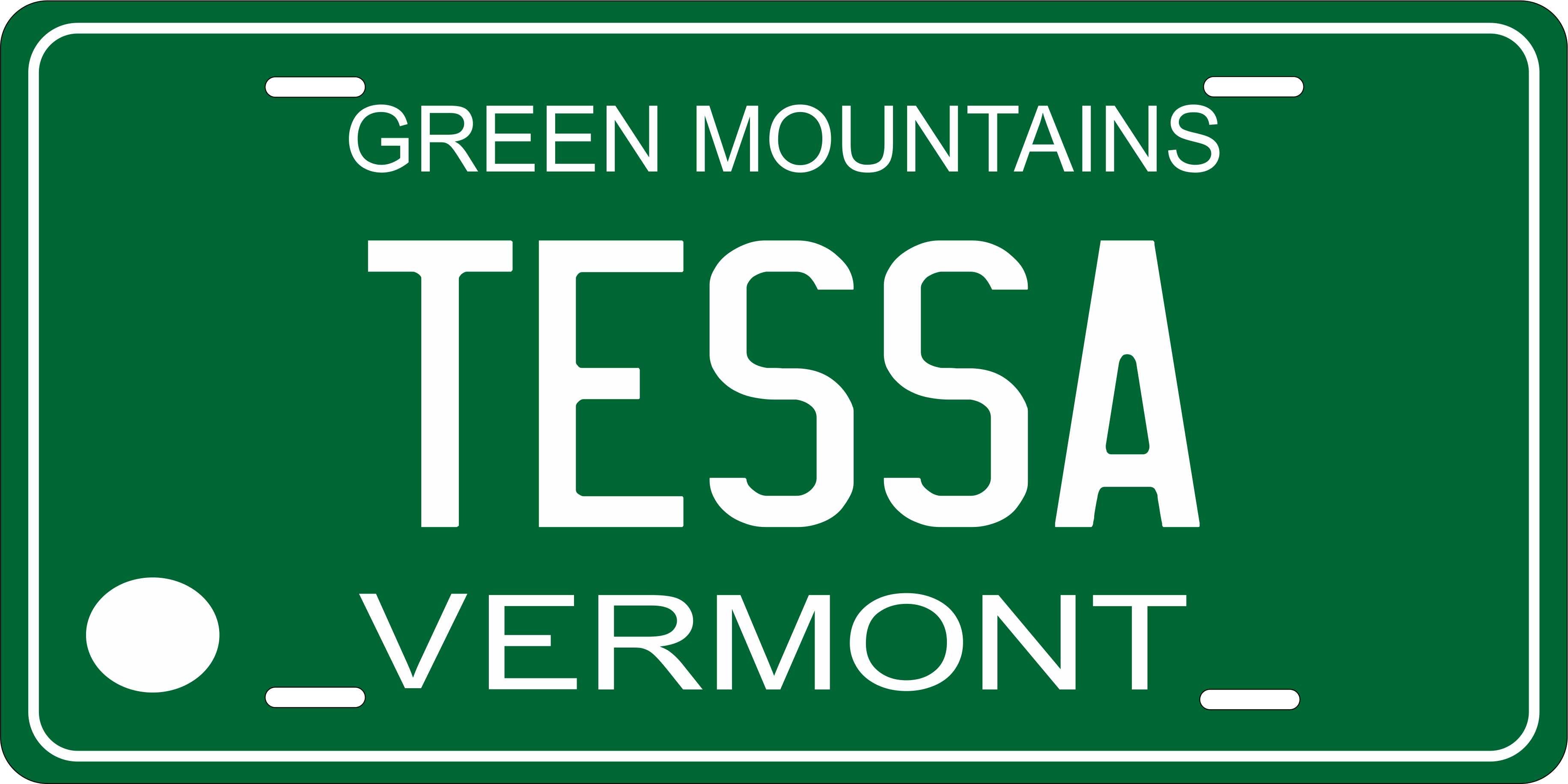 Vermont 1977 License Plate Yellow personalized Novelty Fun Car Bike Motorcycle