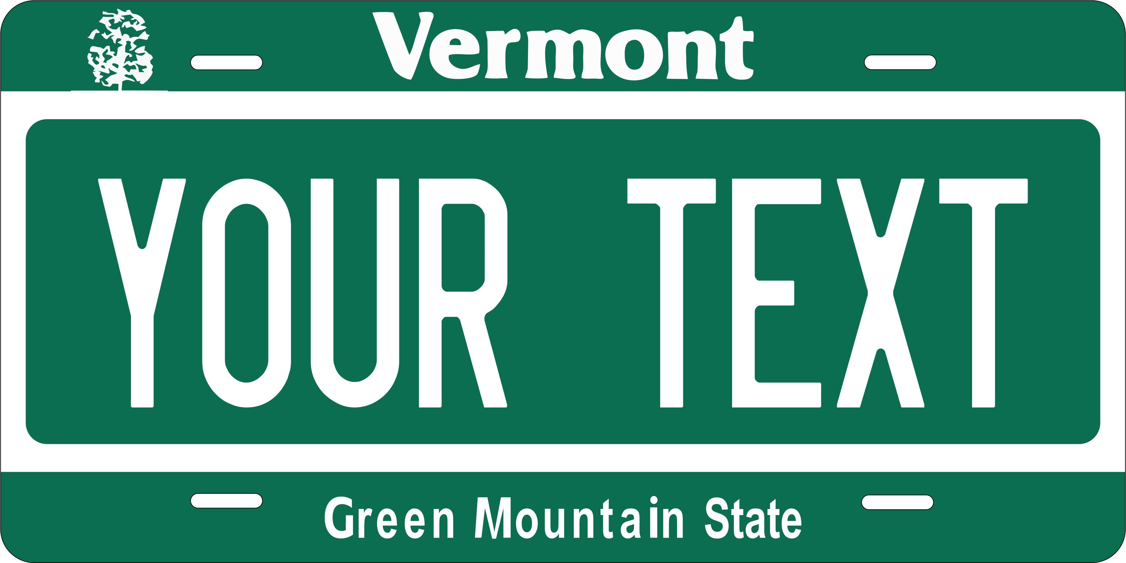 Vermont 1985 License Plate Personalized Novelty Fun Car Bike Motorcycle