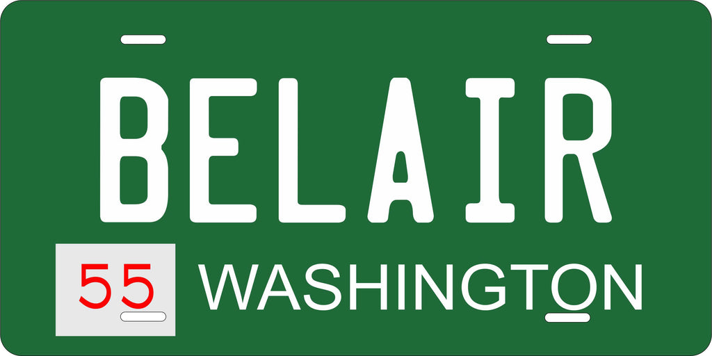 Washington State 1955 License Plate Personalized Novelty Fun Car Bike Motorcycle