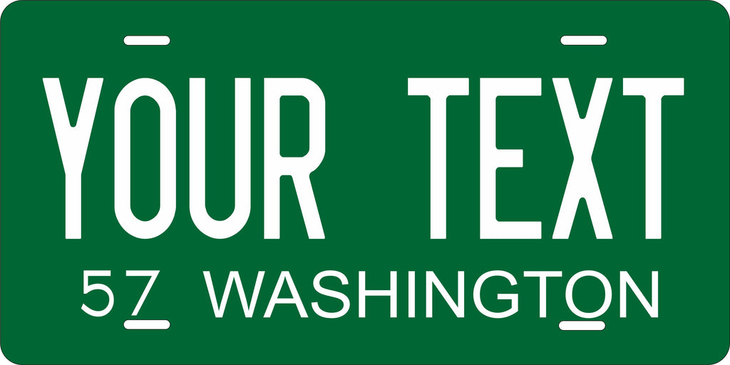 Washington State 1957 License Plate Personalized Novelty Fun Car Bike Motorcycle