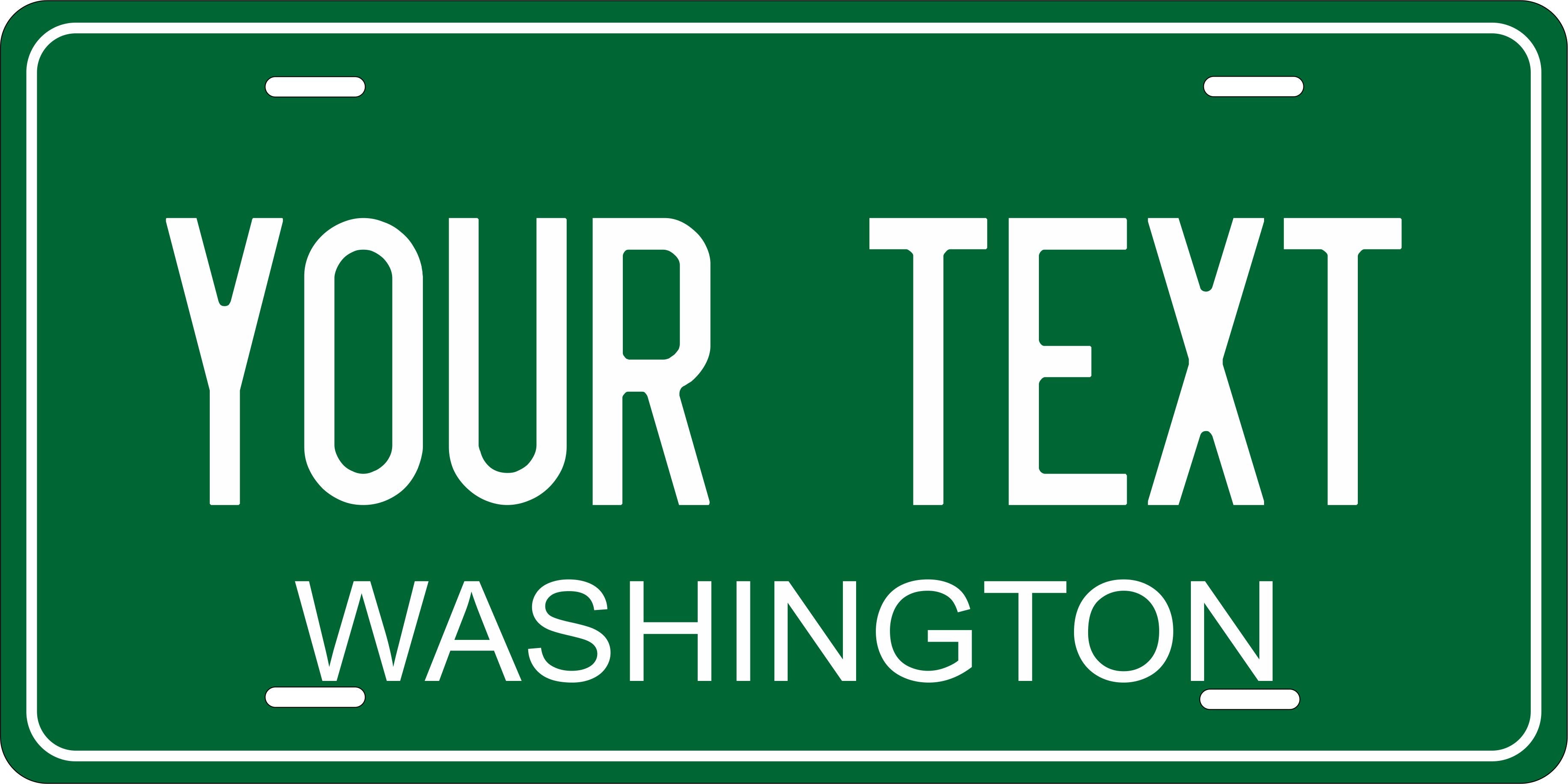 Washington State 1958 License Plate Personalized Novelty Fun Car Bike Motorcycle