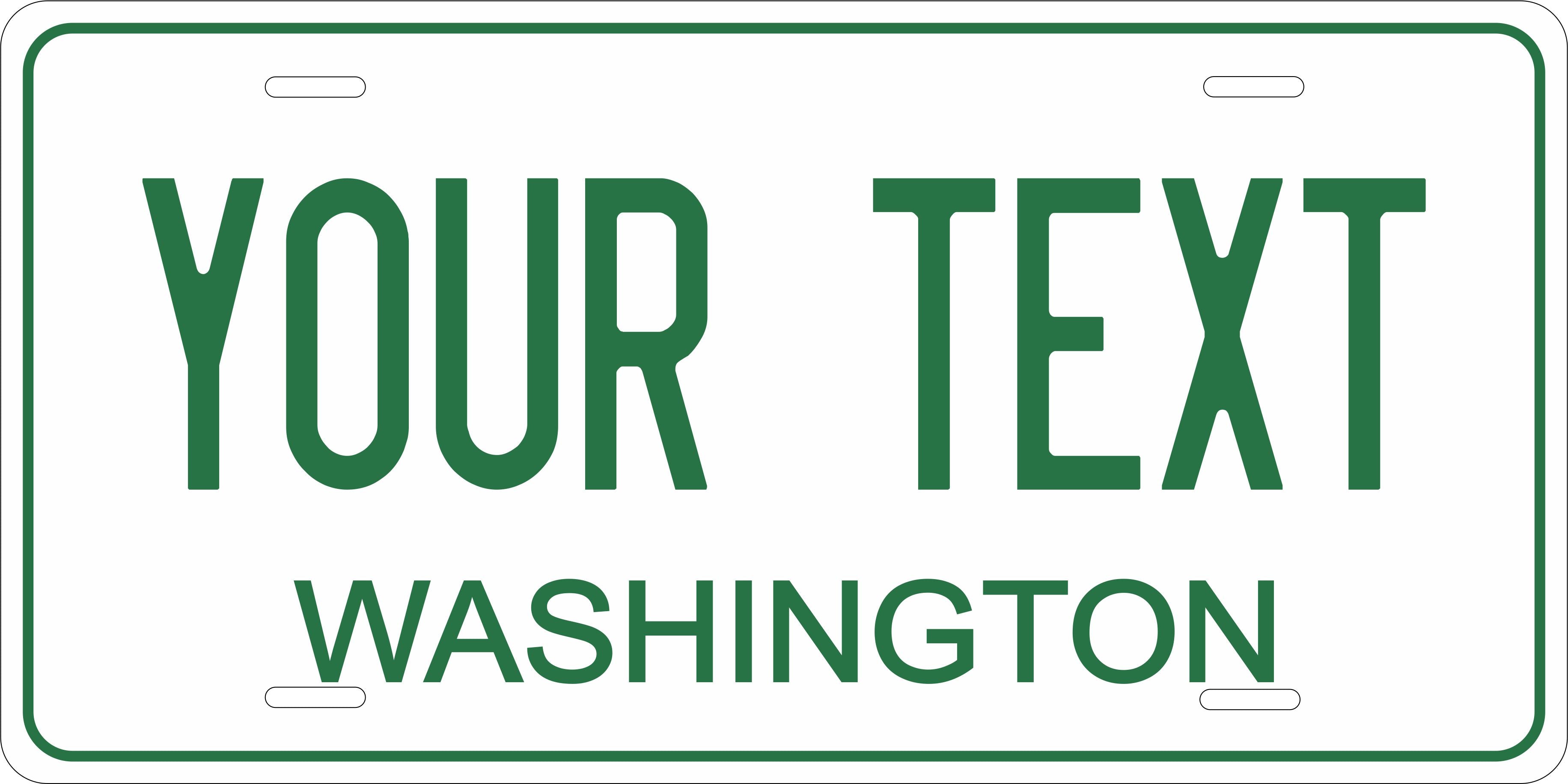 Washington State 1965 License Plate Personalized Novelty Fun Car Bike Motorcycle