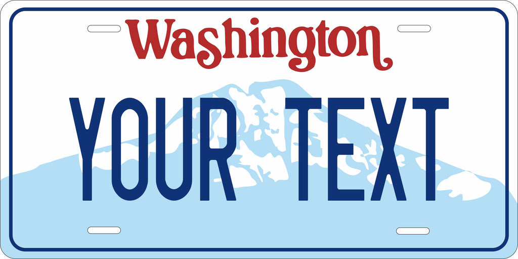 Washington State 1991 License Plate Personalized Novelty Fun Car Bike Motorcycle