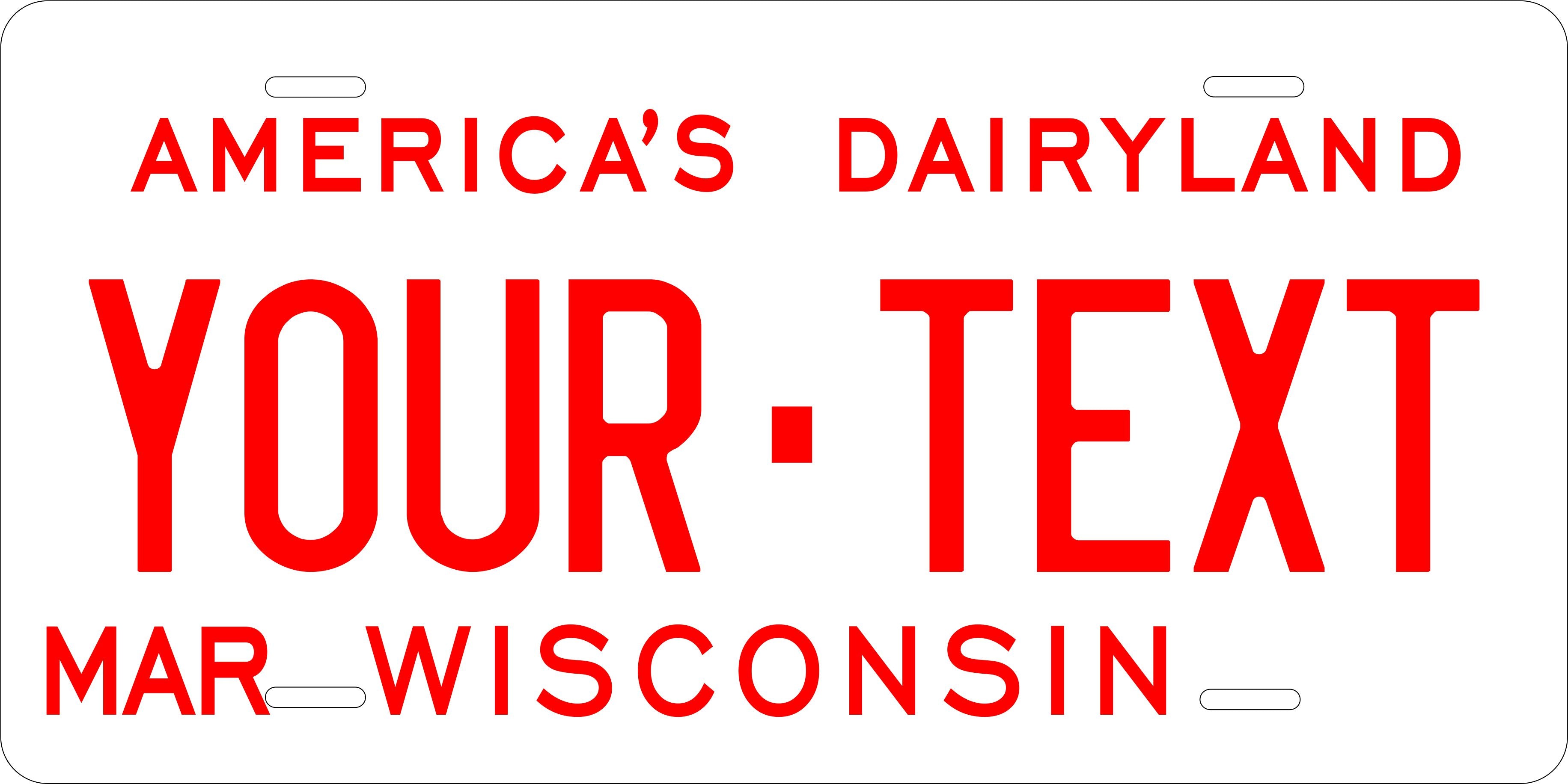 Wisconsin 1973 License Plate Personalized Novelty Fun Car Bike Motorcycle