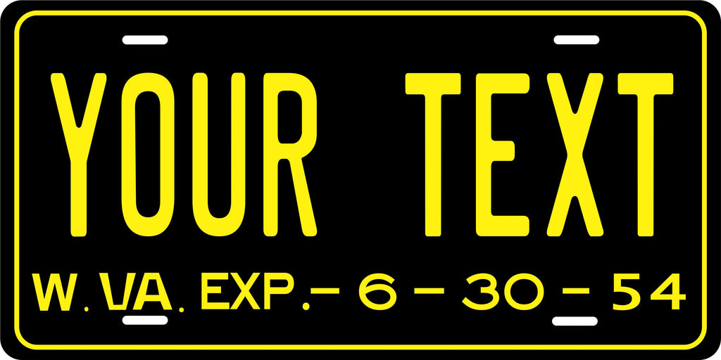 West Virginia 1954 License Plate Personalized Novelty Fun Car Bike Motorcycle