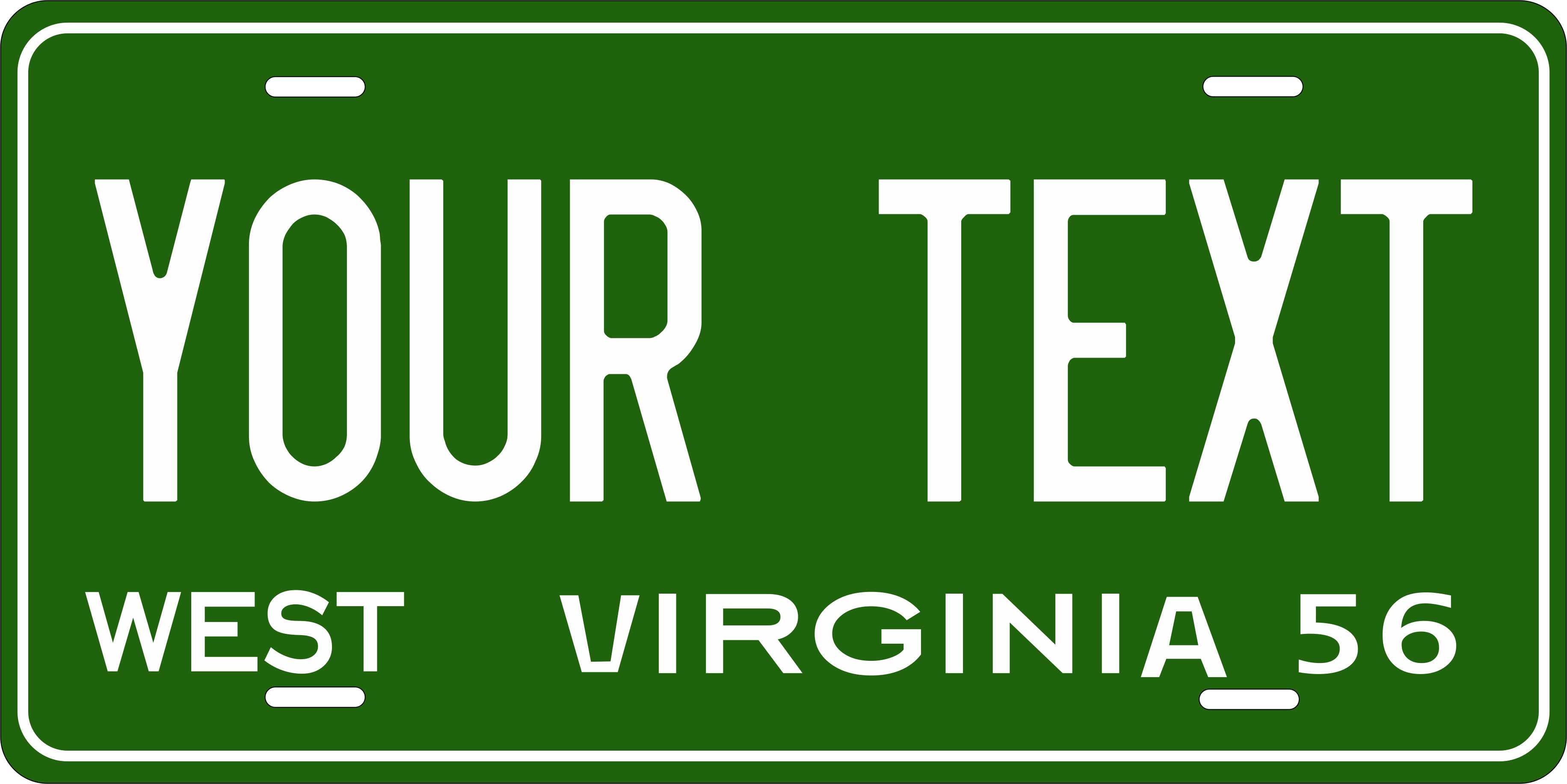 West Virginia 1956 License Plate Personalized Novelty Fun Car Bike Motorcycle