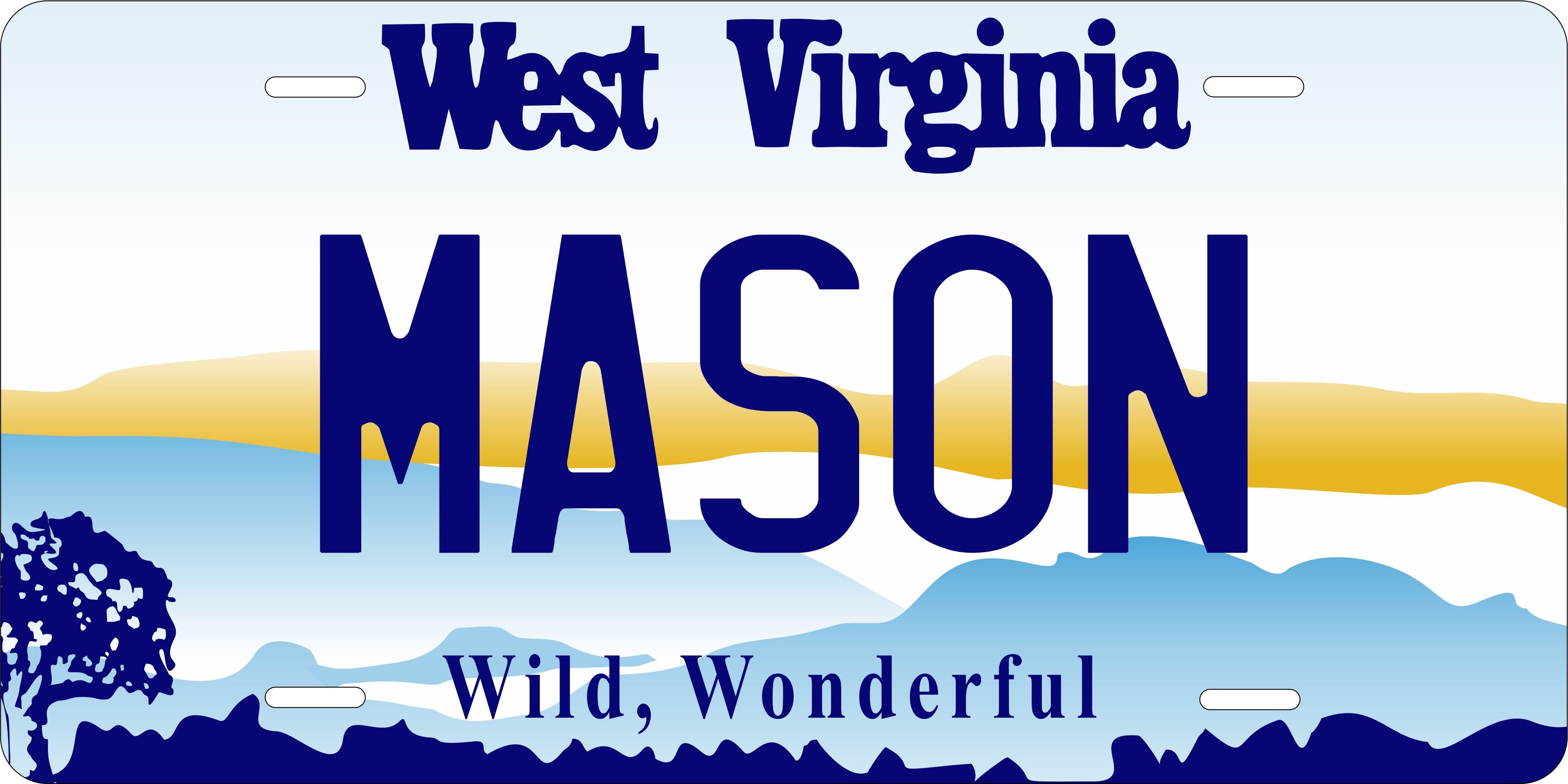 West Virginia Scenic License Plate Personalized Novelty Fun Car Bike Motorcycle