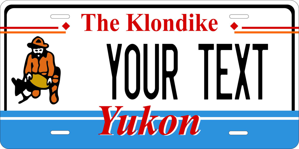 Yukon 1991 Canada License Plate Personalized Novelty Fun Car Bike Motorcycle