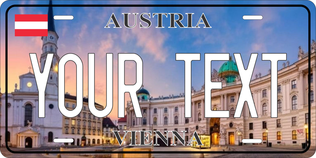 Vienna Austria City License Plate personalized Novelty Fun Car Bike Motorcycle