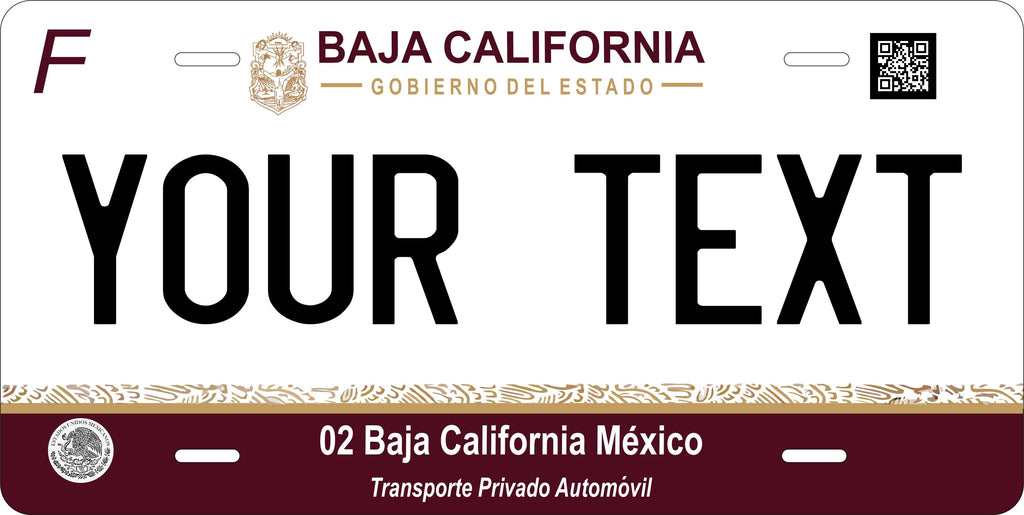 Baja California 2020 Mexico CA License Plate Personalized Novelty Fun Car Bike Motorcycle