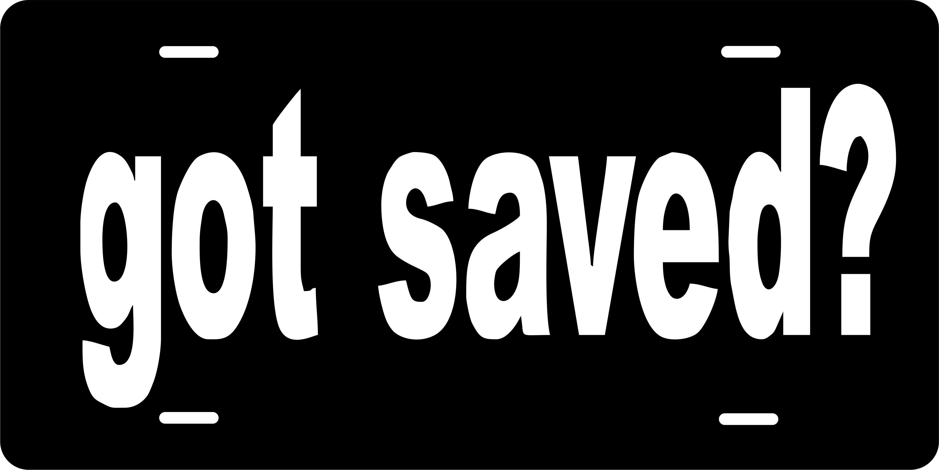 got saved? Christian License Plate personalized Novelty Fun Car Bike Motorcycle