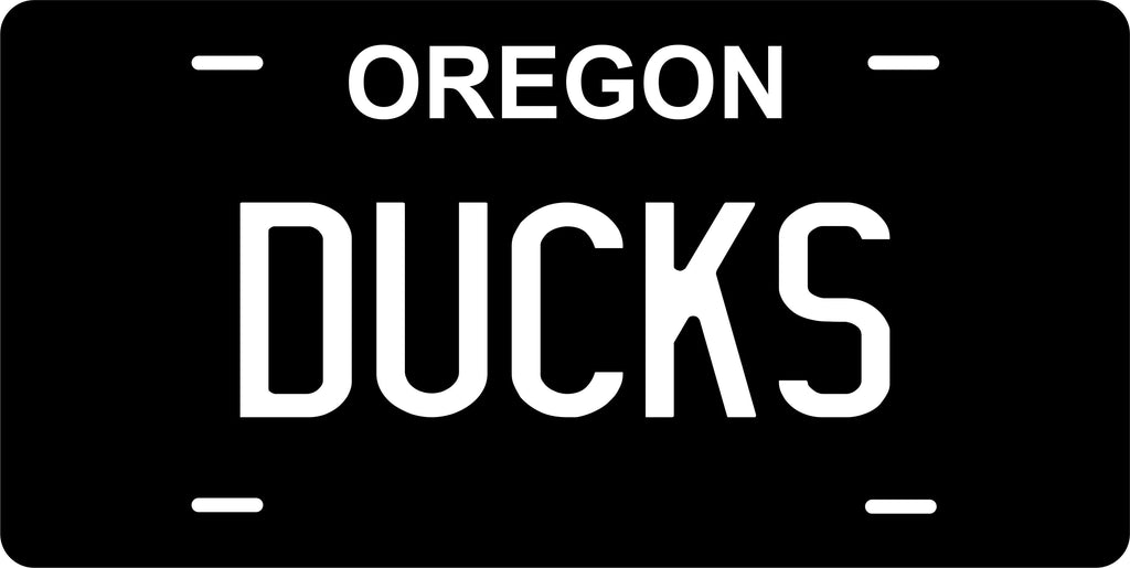 Oregon Black White License Plate Personalized Novelty Fun Car Bike Motorcycle