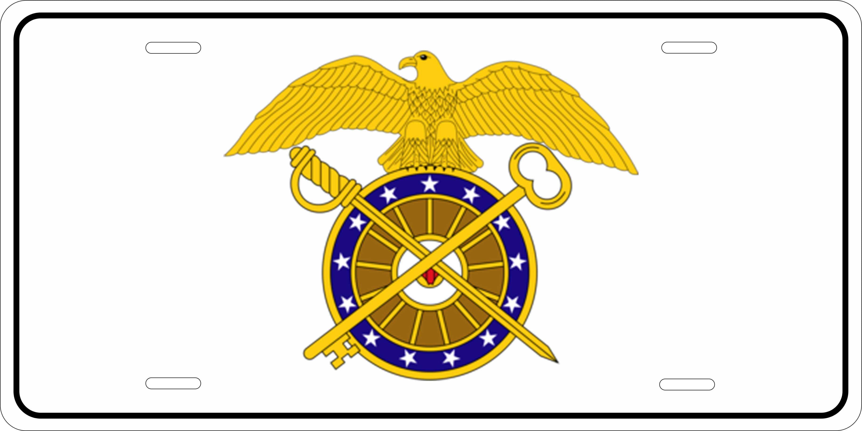 Quartermaster Military License Plate personalized Novelty Fun Car Bike Motorcycle